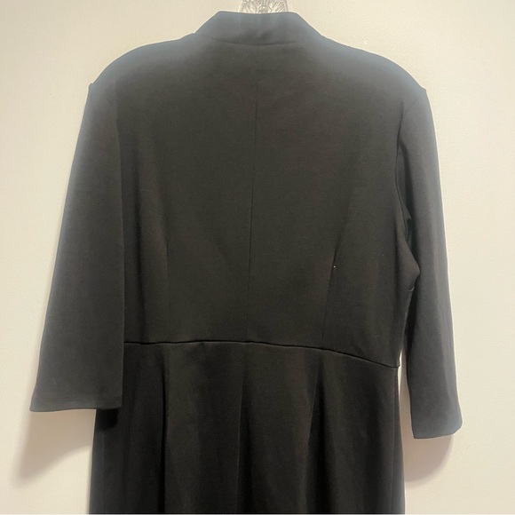 ASOS Fit and Flare V Neck Collared Mini Dress - Picture 9 of 14